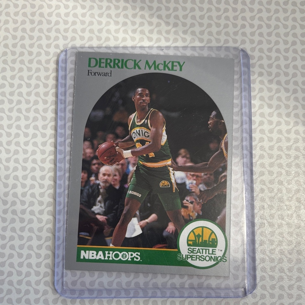 NBA Hoops Seattle Supersonics Card - Green and Yellow
